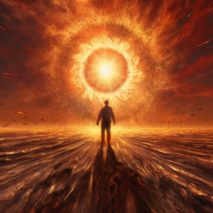 a_person_walking_on_the_Sun._cinematic-2